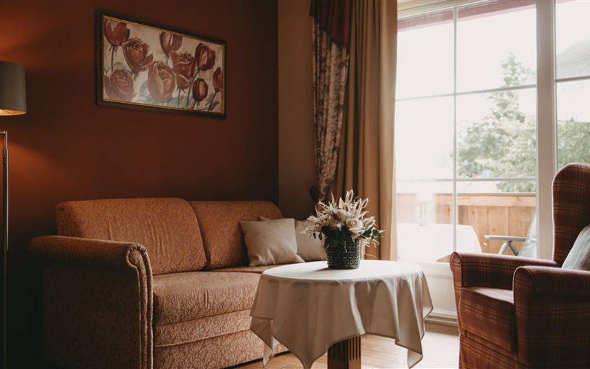 Landhausdoppelzimmer mit Südbalkon